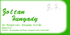 zoltan hunyady business card